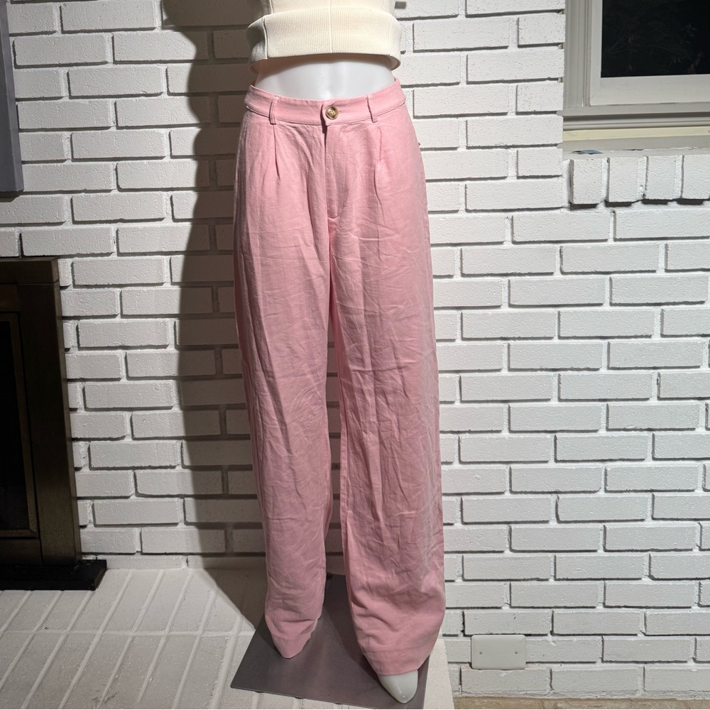 Showpo Pink Wide Leg Pants